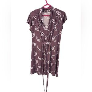 Suzy Shier Floral Wrap Dress